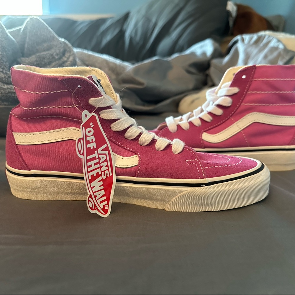 Vans Pink High-Top Sneakers